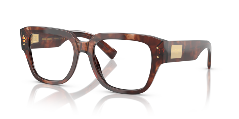  demo lens/dark red havana