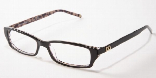  clear/black animal print