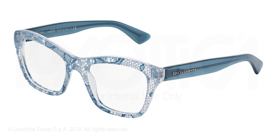  clear/azure lace