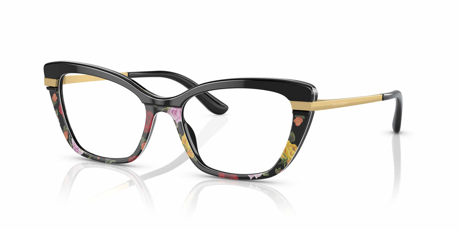  clear lens/black on winter flowers print