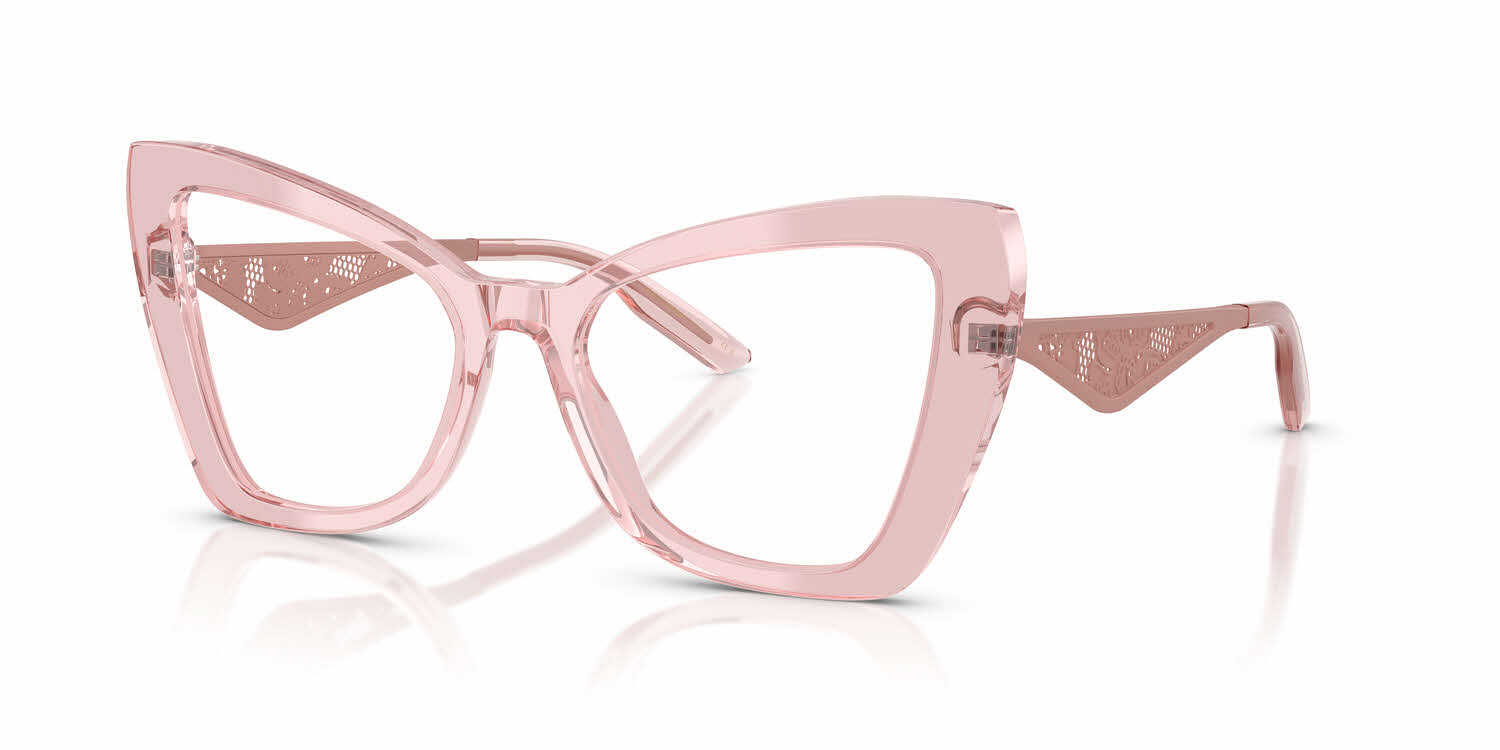 clear lens/transparent powder pink