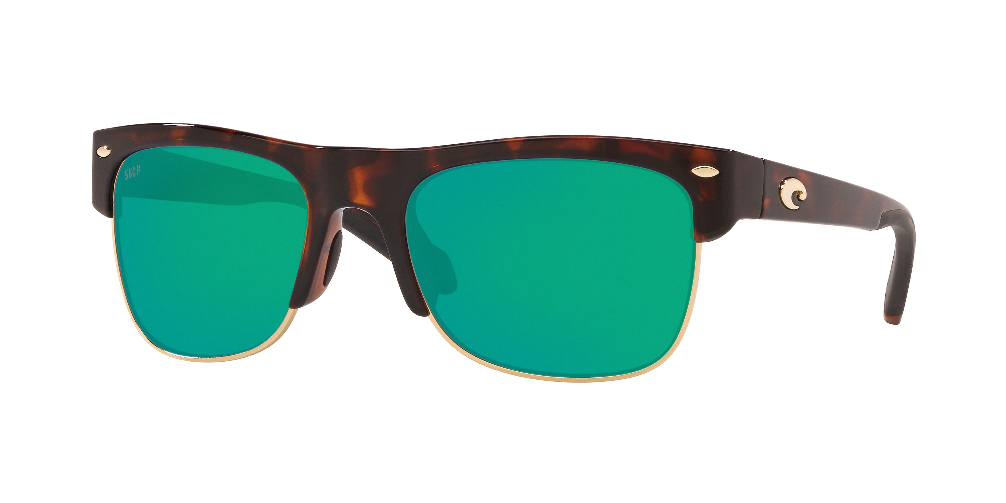  copper green mirror 580p/66 retro tortoise