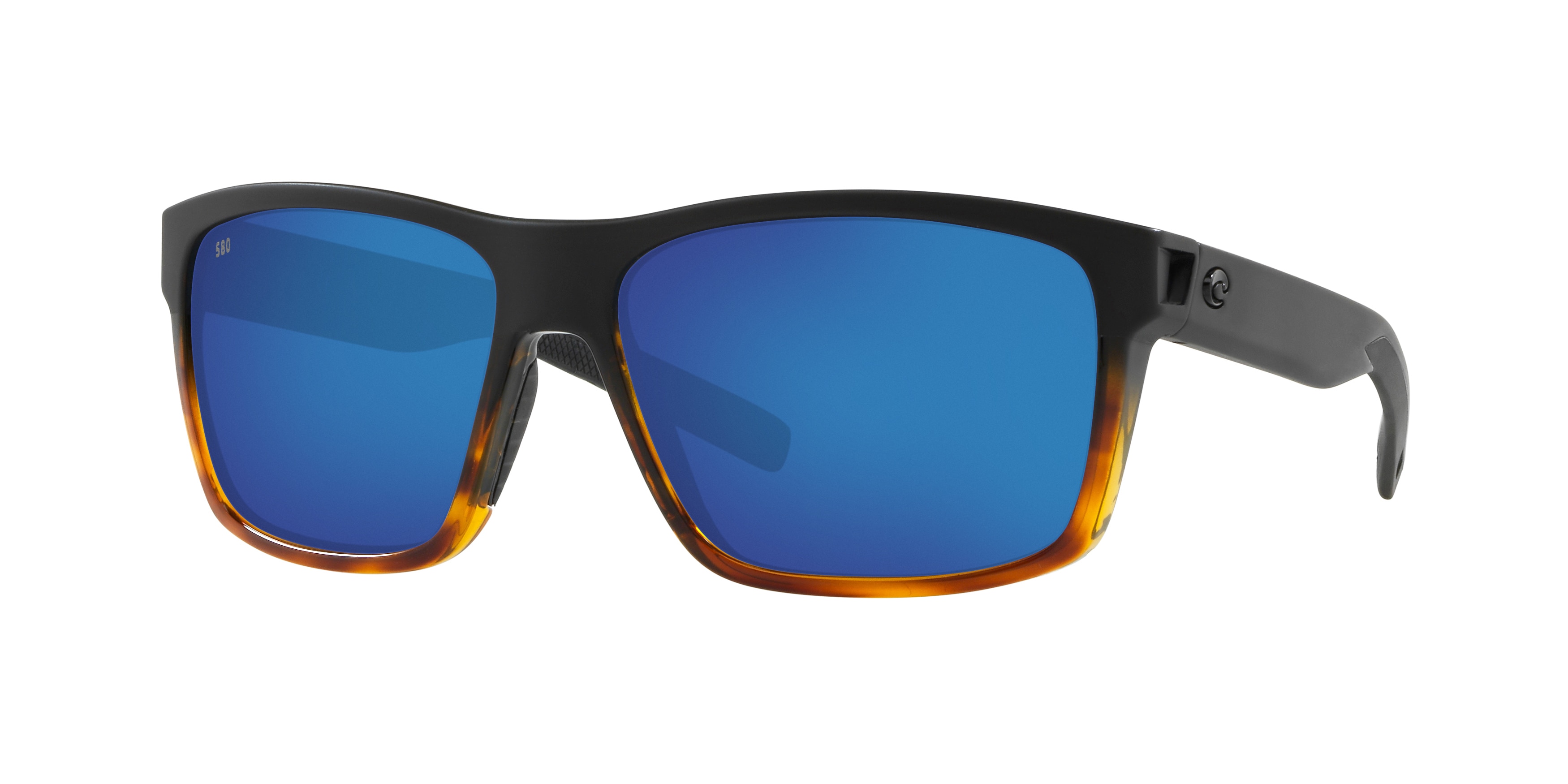  gray blue mirror 580g/181 matte black/shiny tortoise