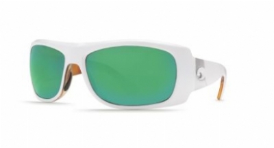  white/tortoise frame green mirror glass w580