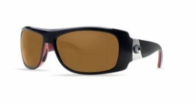  black/coral frame dark amber glass