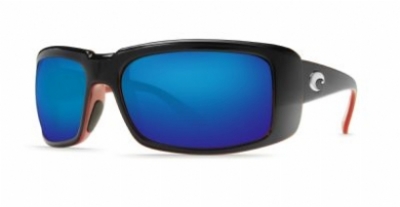  black/coral frame blue mirror glass w596