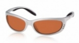 COSTA DEL MAR FATHOM 580 SILVER-COPR-GLASS-580