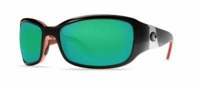  black/coral frame green mirror glass w580