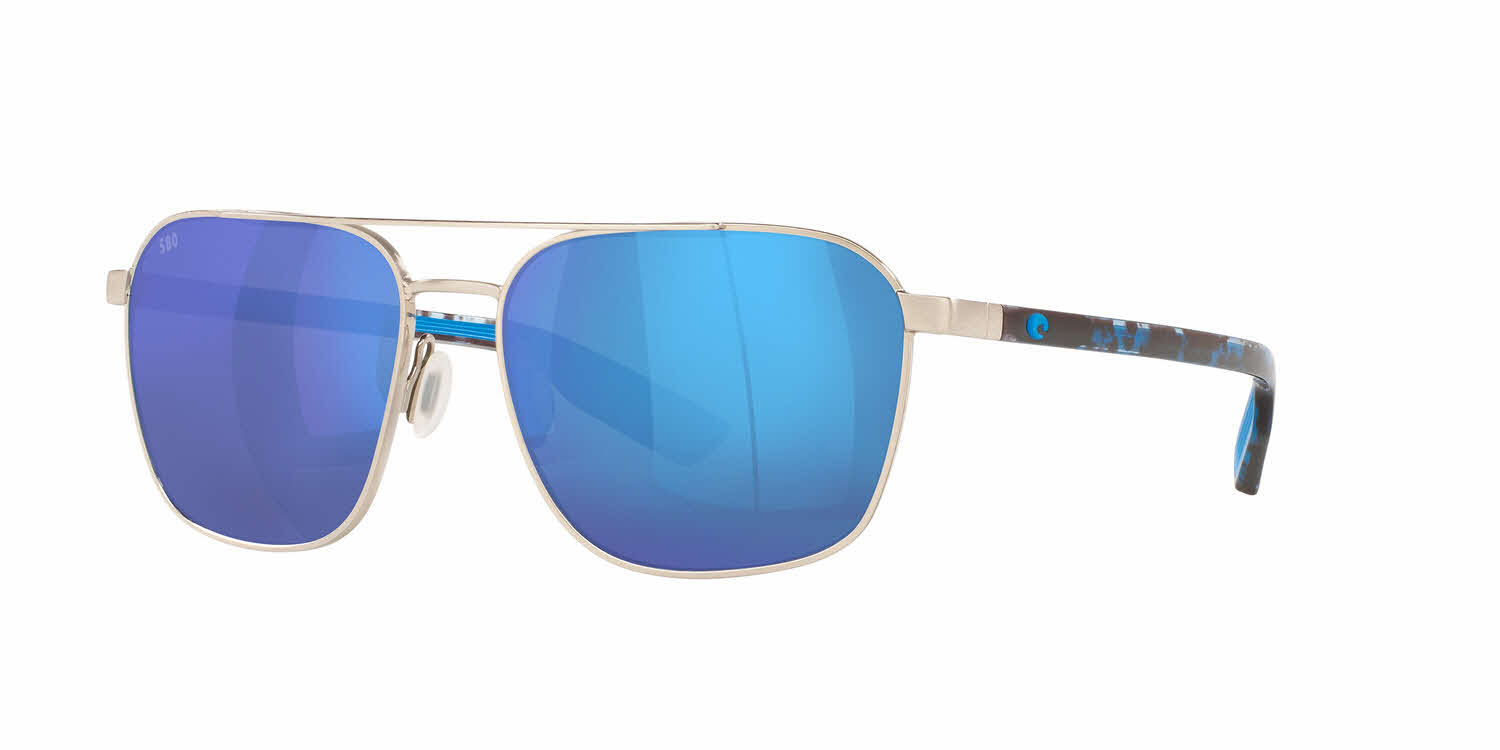  blue mirror 580g lightwave polarized glass/brushed silver