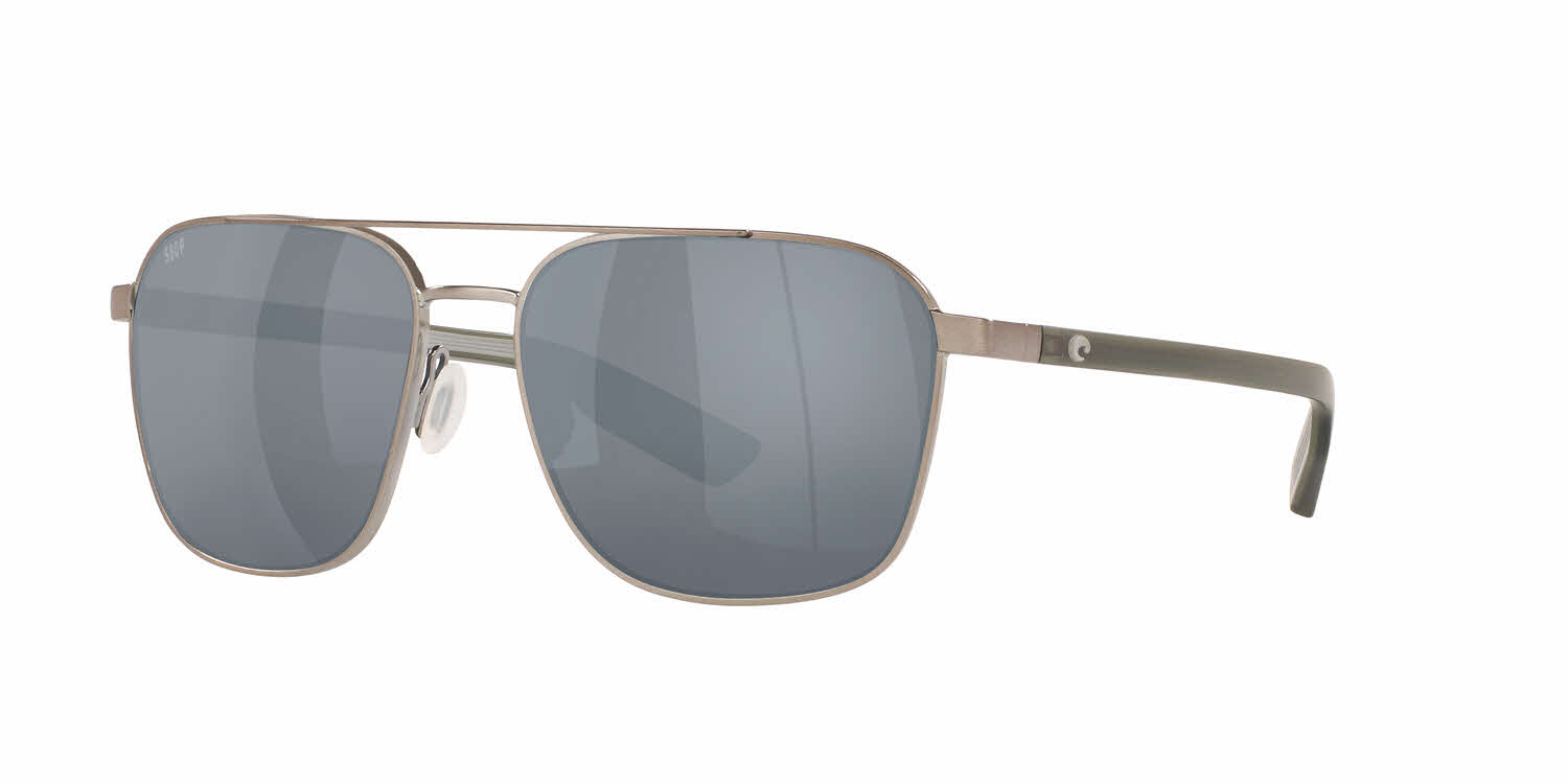  gray with silver mirror 580p polarized polycarbonate/brushed gunmetal
