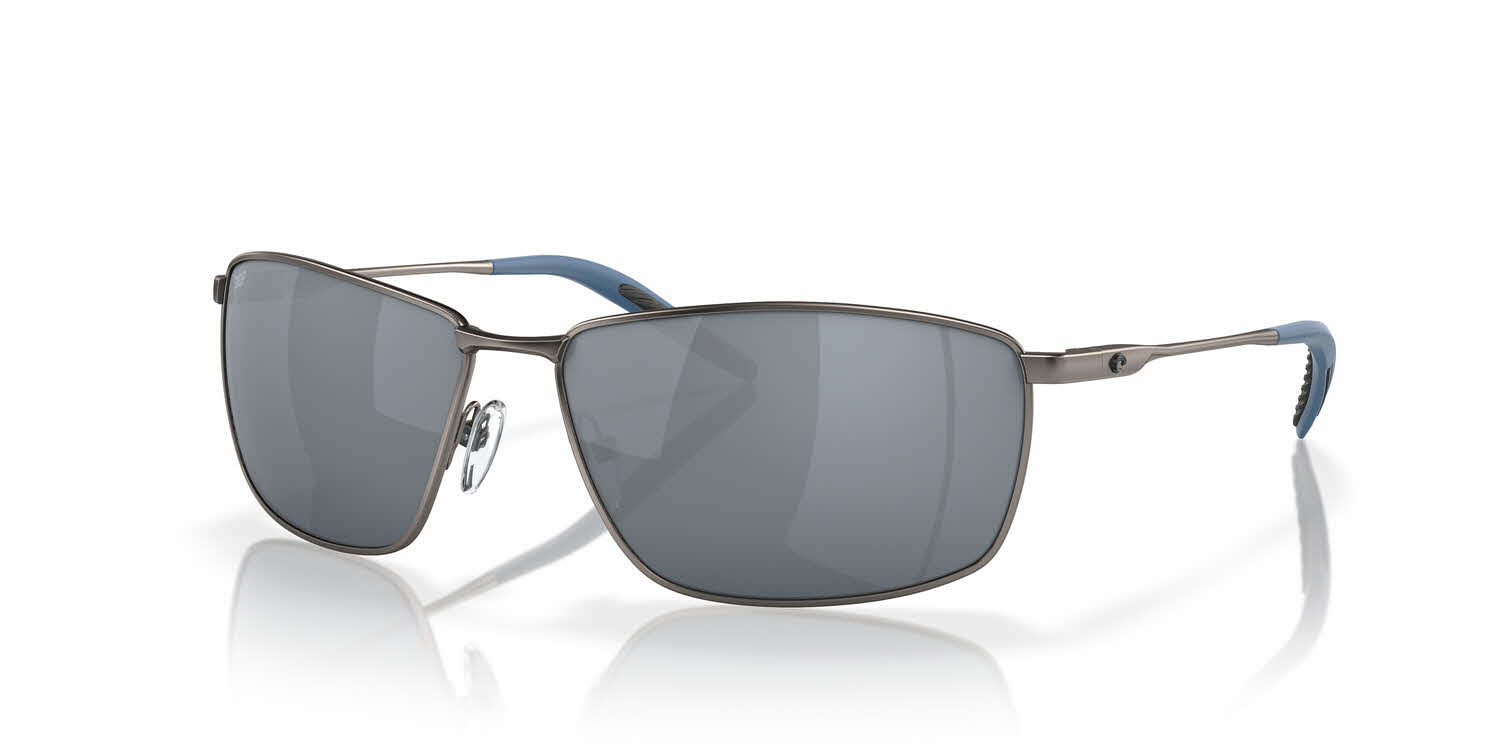  gray with silver mirror 580p polarized polycarbonate/matte dark gunmetal deep blue black