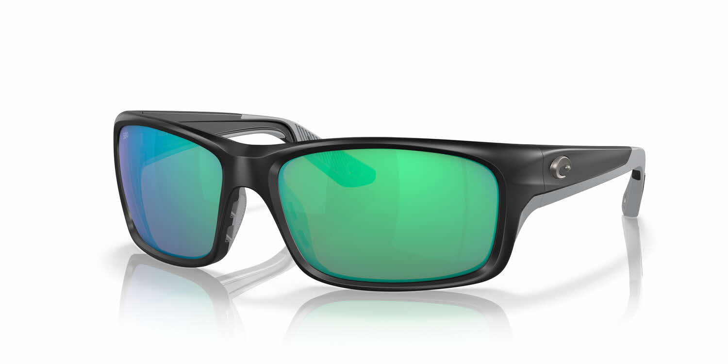  green mirror 580g lightwave polarized glass lens/matte black