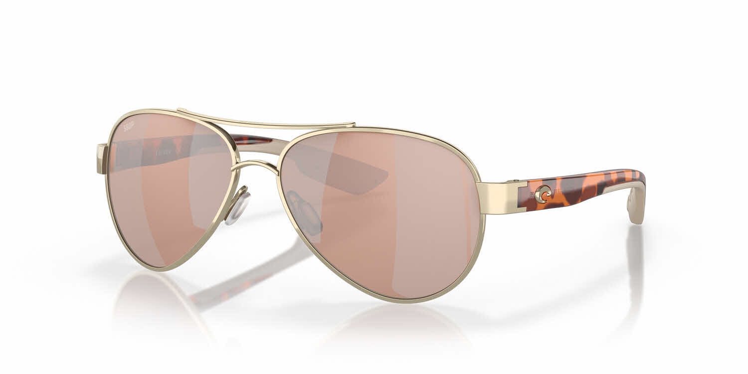  copper with silver mirror 580p polarized polycarbonate/rose gold