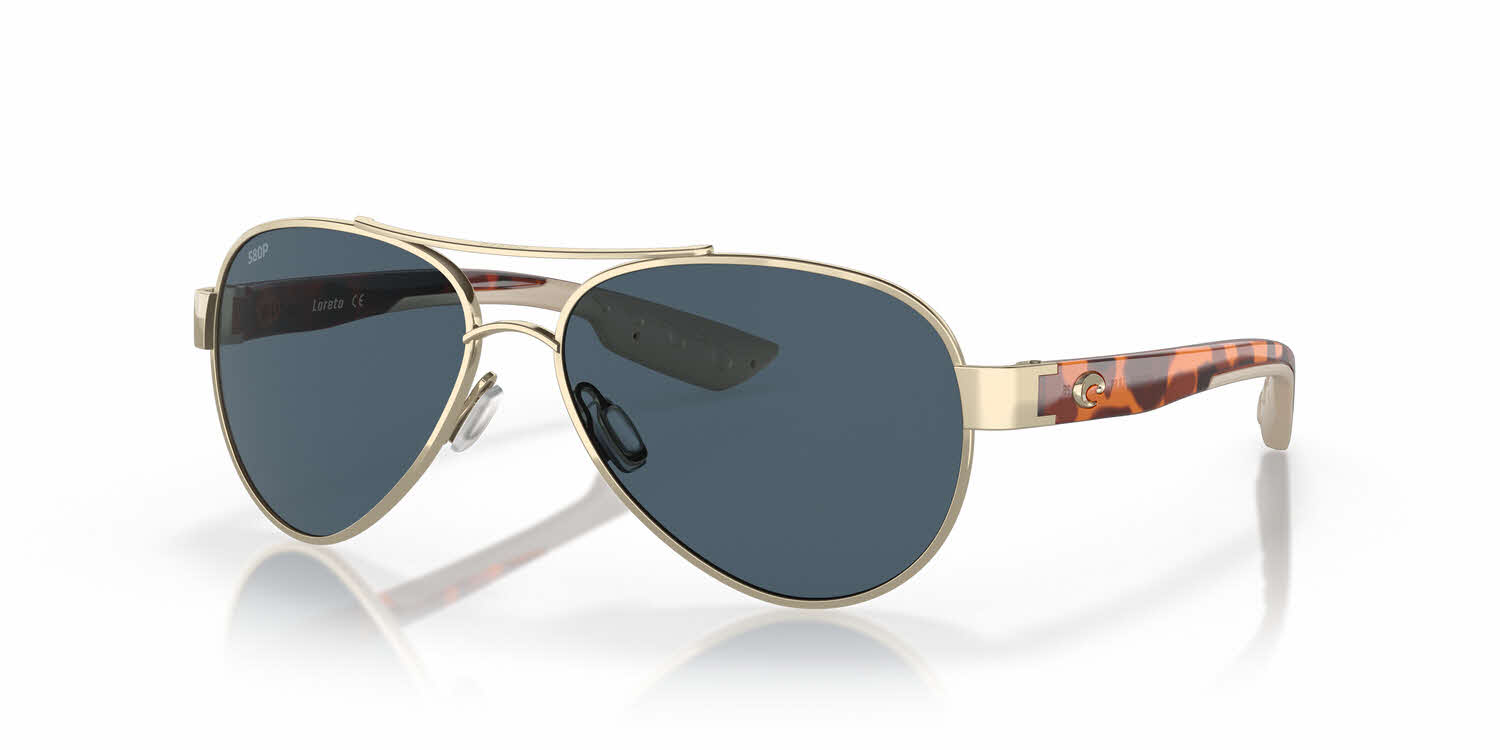  gray 580p polarized polycarbonate/rose gold