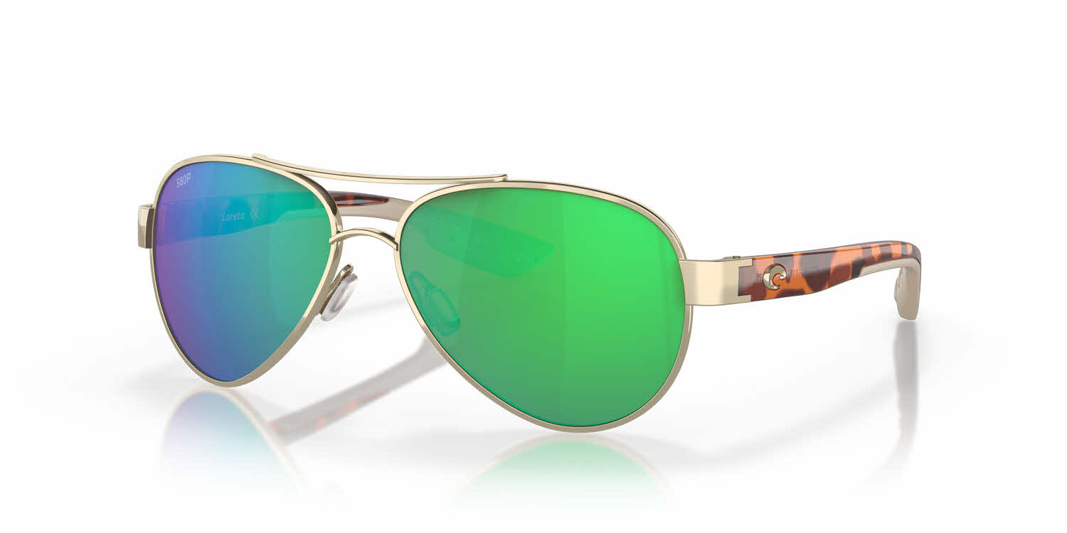  green mirror 580p polarized polycarbonate/rose gold