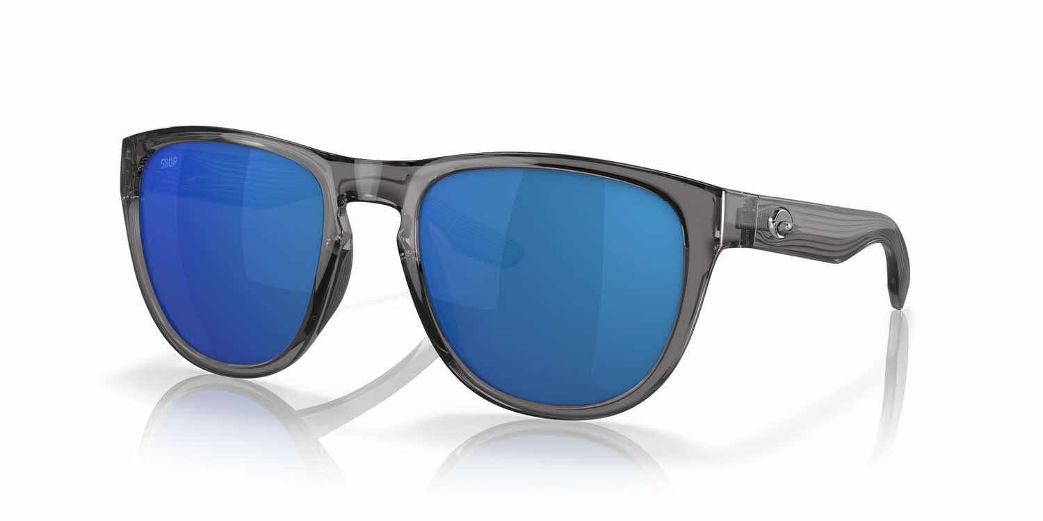  blue mirror 580p polarized polycarbonate lens/gray crystal