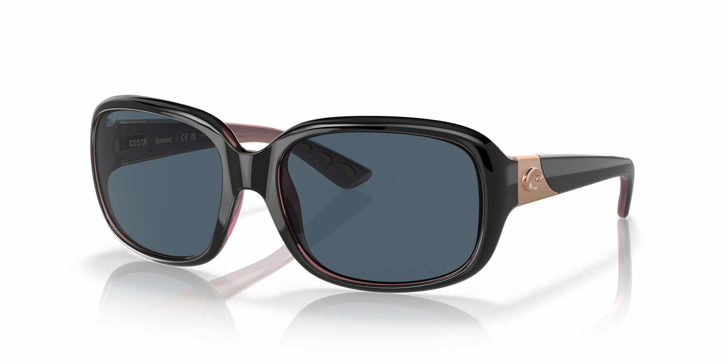 gray 580p polarized polycarbonate/shiny black hibiscus