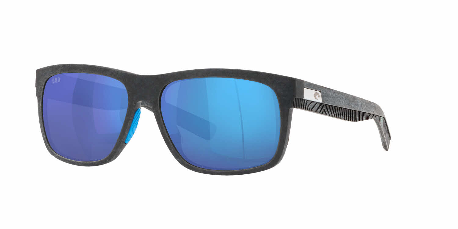  blue mirror 580g lightwave polarized glass/net gray with blue rubber