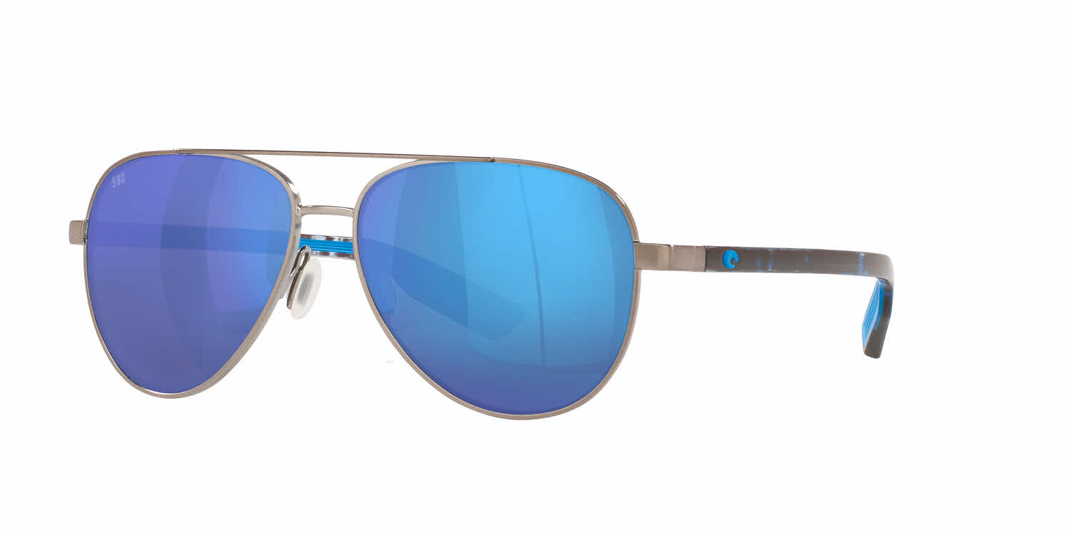  blue mirror 580g lightwave polarized glass/brushed gunmetal