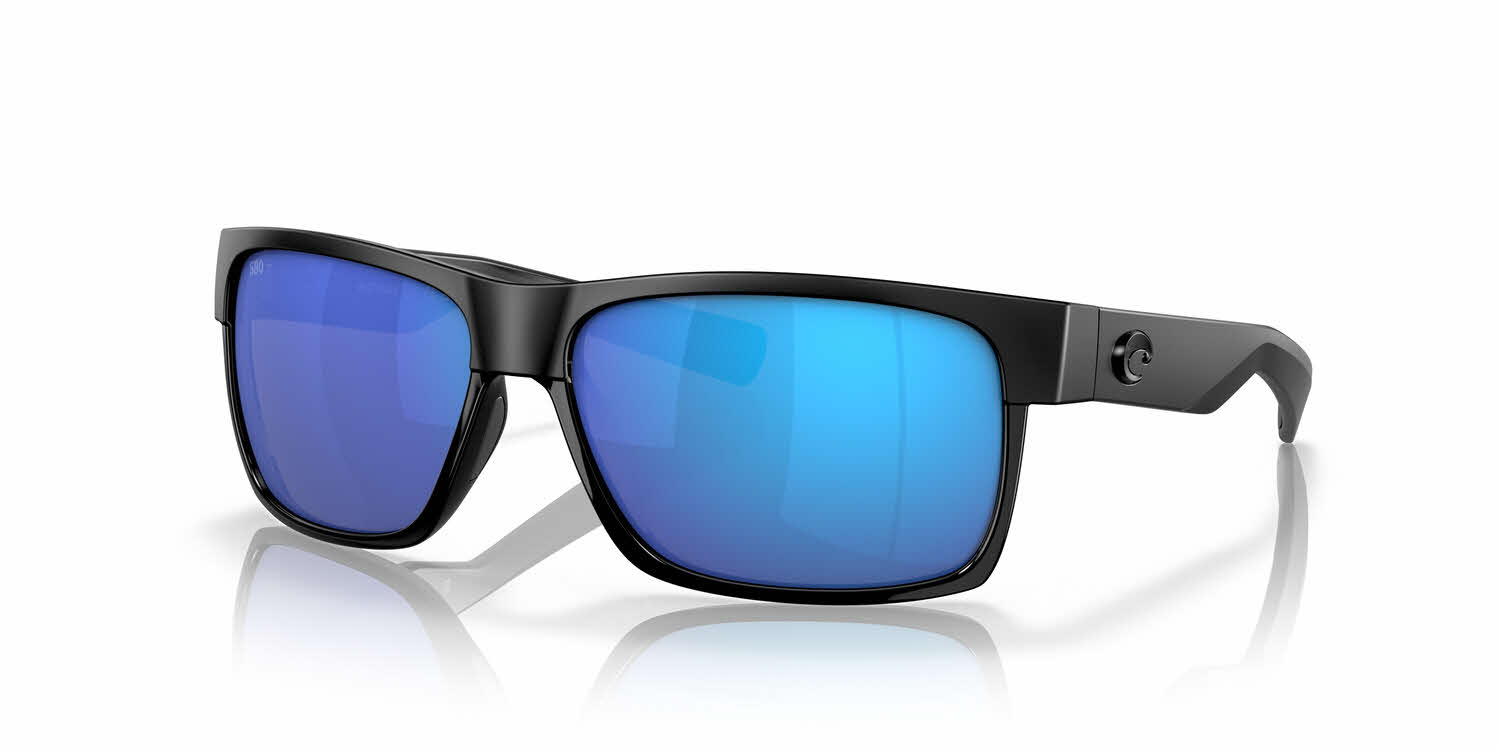  blue mirror 580g lightwave polarized glass/shiny black matte black