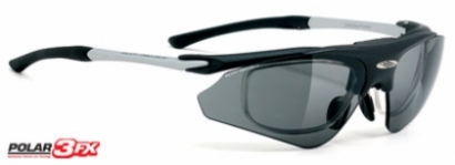 RUDY PROJECT EXCEPTION MATTE-BLACK-POLAR-3FX-GREY-LASER-LENS