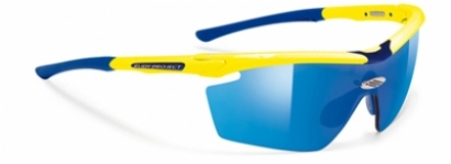 RUDY PROJECT GENETYK YELLOW-FLUO-MULTILASER-BLUE-LENS