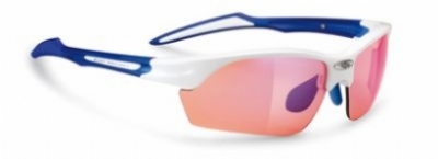  as shown/white gloss blue racing red lenses