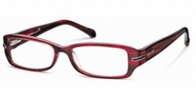  dark red tortoise/clear