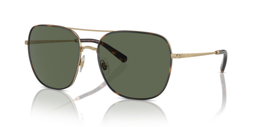  solid dark green/light gold
