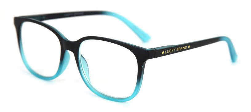  clear lens/black blue fade