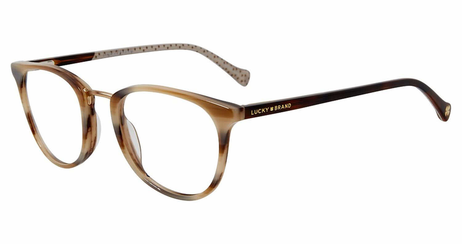  clear lens/brown horn