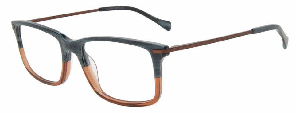  clear lens/navy brown