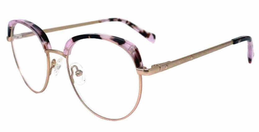  clear lens/rose pin havana