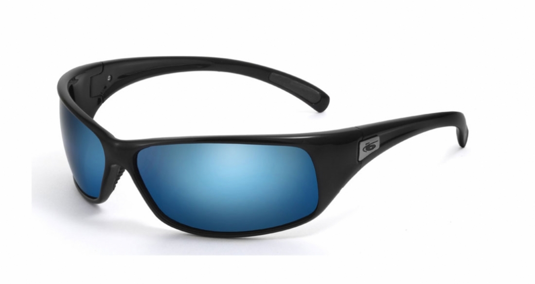  shiny black/polarized offshore blue