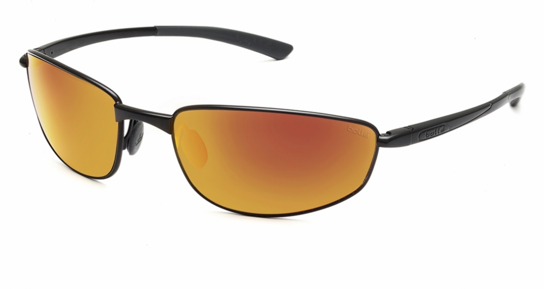  satin black/polarized fire