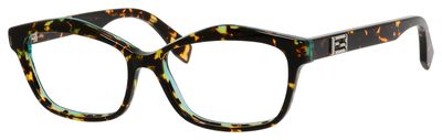  clear/orange spotted havana aqua