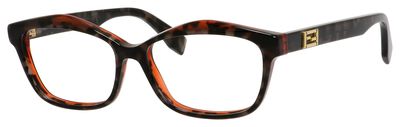  clear/gray spotted havana orange