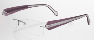  clear/ivory aubergine