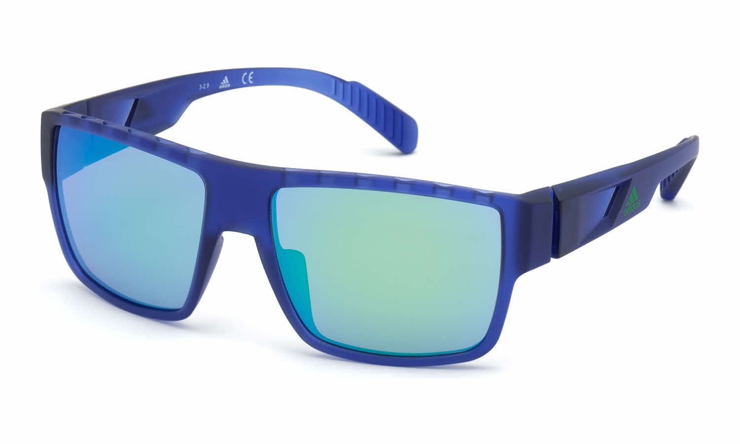  smoke to green photocromatic /matte blue