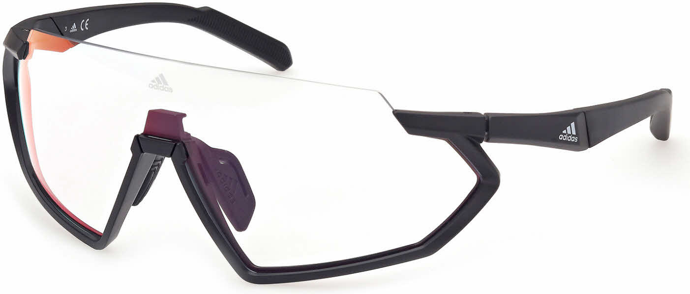  null/photocromatic lens clear to red flash
