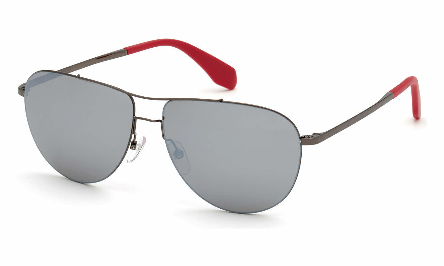 smoke mirror lens /shiny gumetal