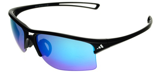  shiny black/grey blue mirror