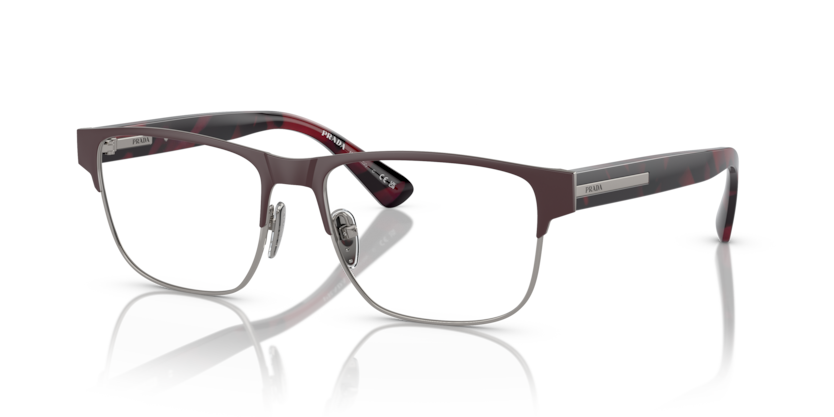  clear/matte red brown