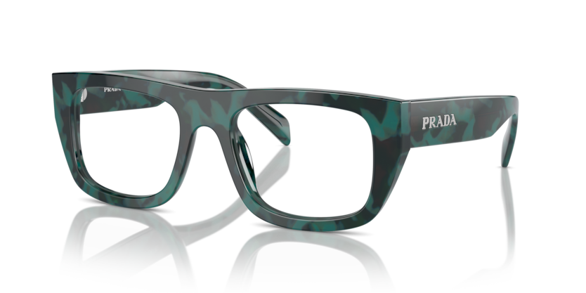  clear/emerald marble