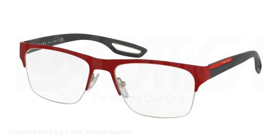  clear/top red rubbersteel