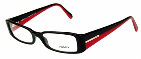  clear/black red