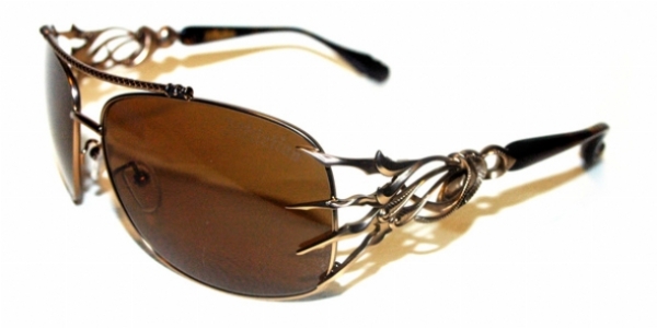  brown/tortoise antique gold