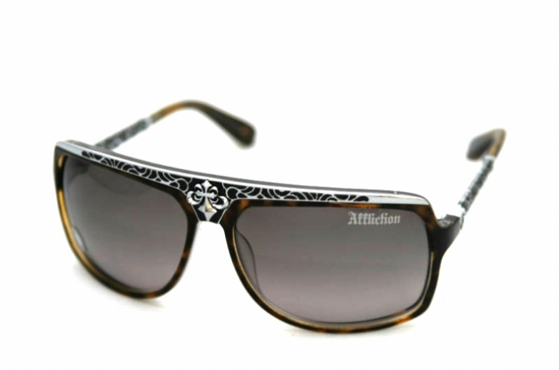 AFFLICTION TALON BLACKSHINYSILVER