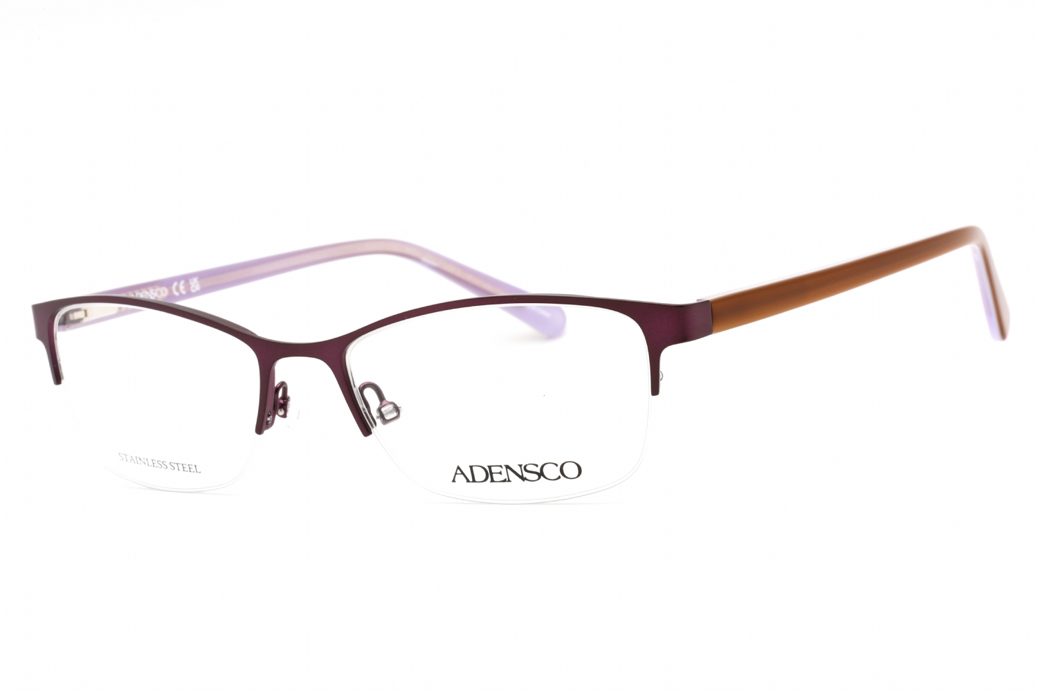  clear demo lens/plum