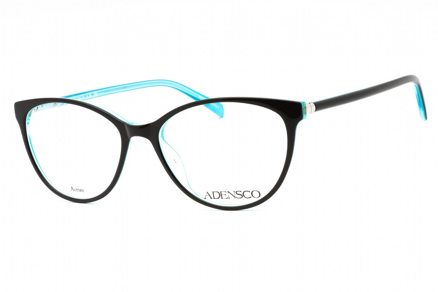  clear demo lens/blk turquoise